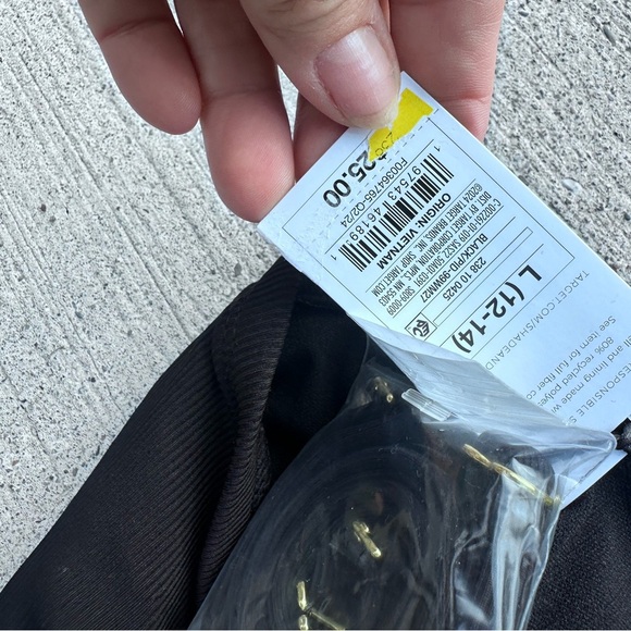 SHADE & Shore Bandeau Elegant Black Women's Swimsuit NWT - Picture 7 of 8